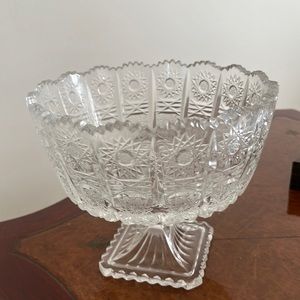 Bohemian crystal bowl